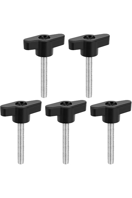 Wingback Thread Outlet Steel Wing Nut Threads Unicook 8-Pack Stainless Steel M5 Wing Nuts ...