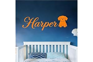 Custom Name Wall Decal - Personalized Girls Bedroom Decor, Removable Vinyl Wall Sticker For Room, Nursery, Playroom Wall Art(