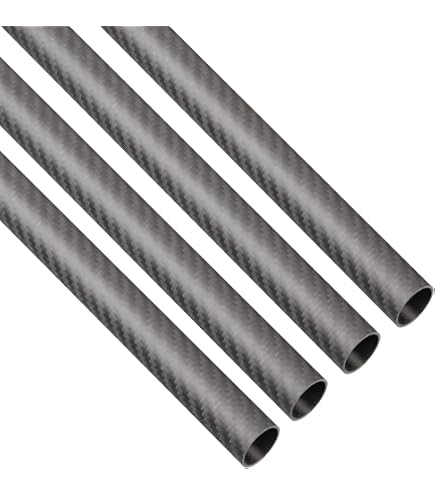 Tubo Fibra Di Carbonio 3k Diametri Vari 5-12mm X 500mm, Universale Per Modellismo