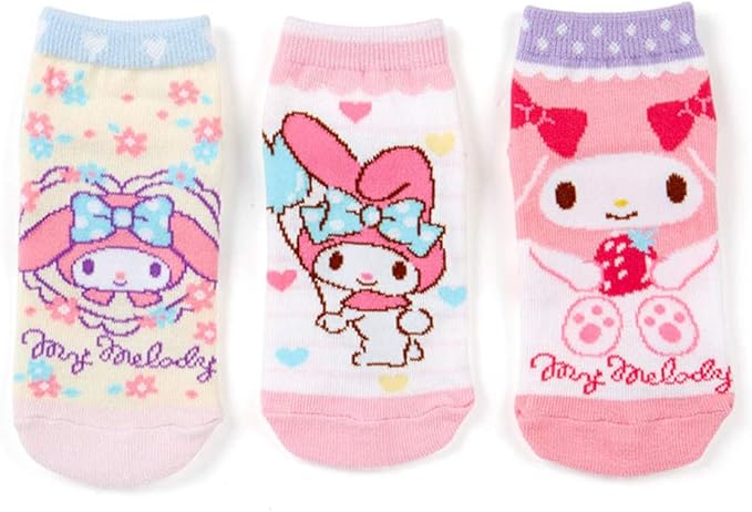 Amazon サンリオ Sanrio マイメロディ キッズスニーカーソックス3足セット 13 15cm おもちゃ雑貨 おもちゃ