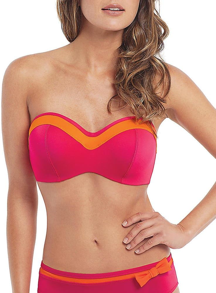 Panache Isobel SW0763 Cerise UW Molded Bandeau Bikini Top