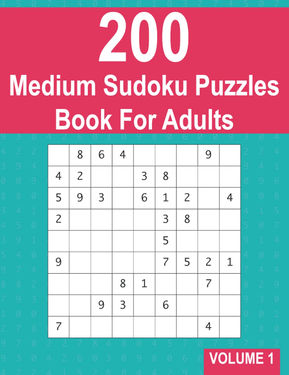 200 medium sudoku puzzles book for adults large print daily sudoku classic with solutions volume 1 clarke nicolas 9798471523258 amazon com books