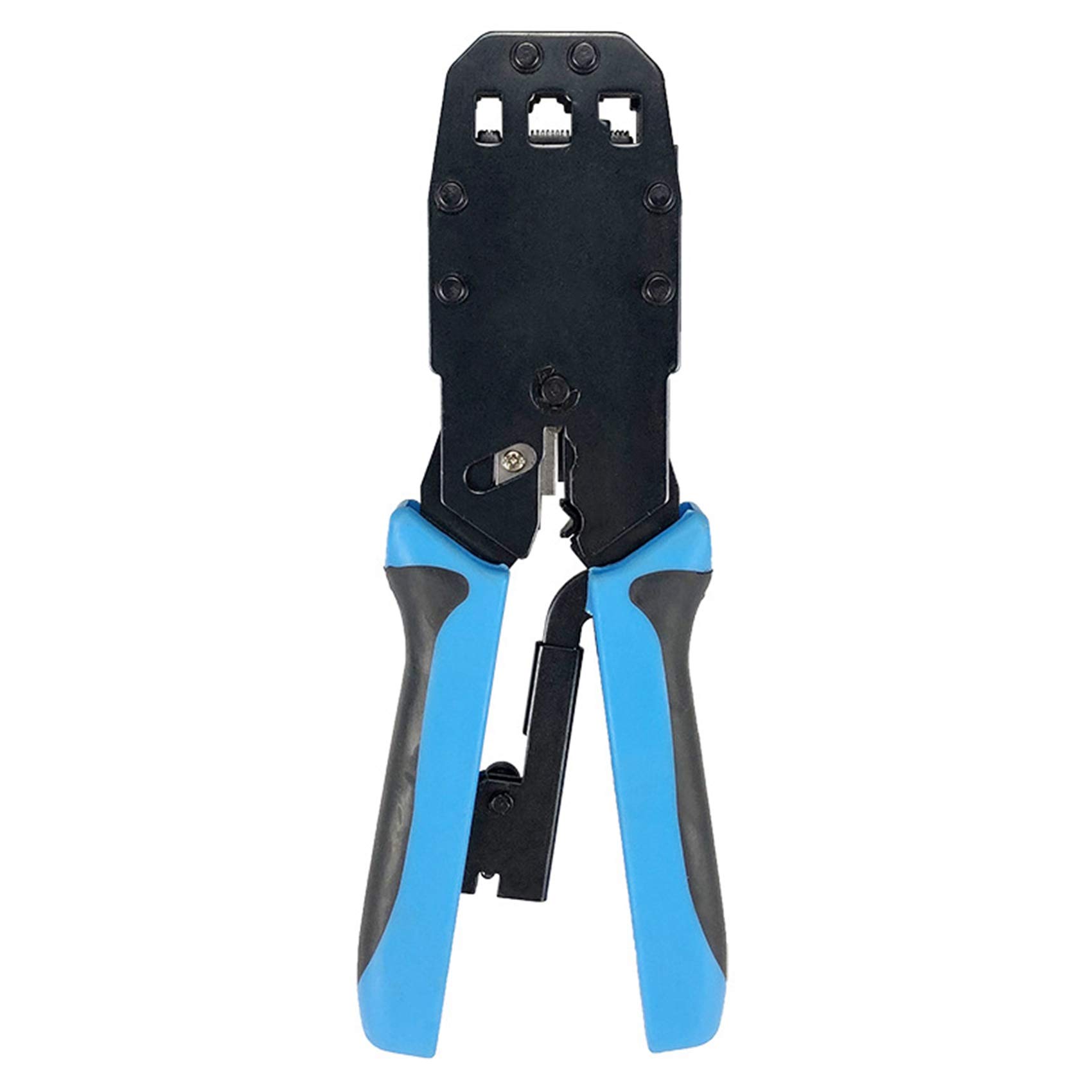Hopbucan RJ45 Network Crimper 10P 8P 6P 4P Crimping Tools Stripper for RJ45 RJ11 RJ12 RJ50 Connector Ethernet Cable