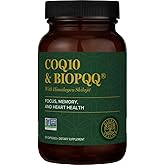Global Healing Center CoQ10 & BioPQQ with Pure Himalayan Organic Shilajit-Antioxidant Care for Heart & Brain Health,Mitochondria Energy Optimizer for Men & Women-Coenzyme Ubiquinone 150mg, 60 Capsules