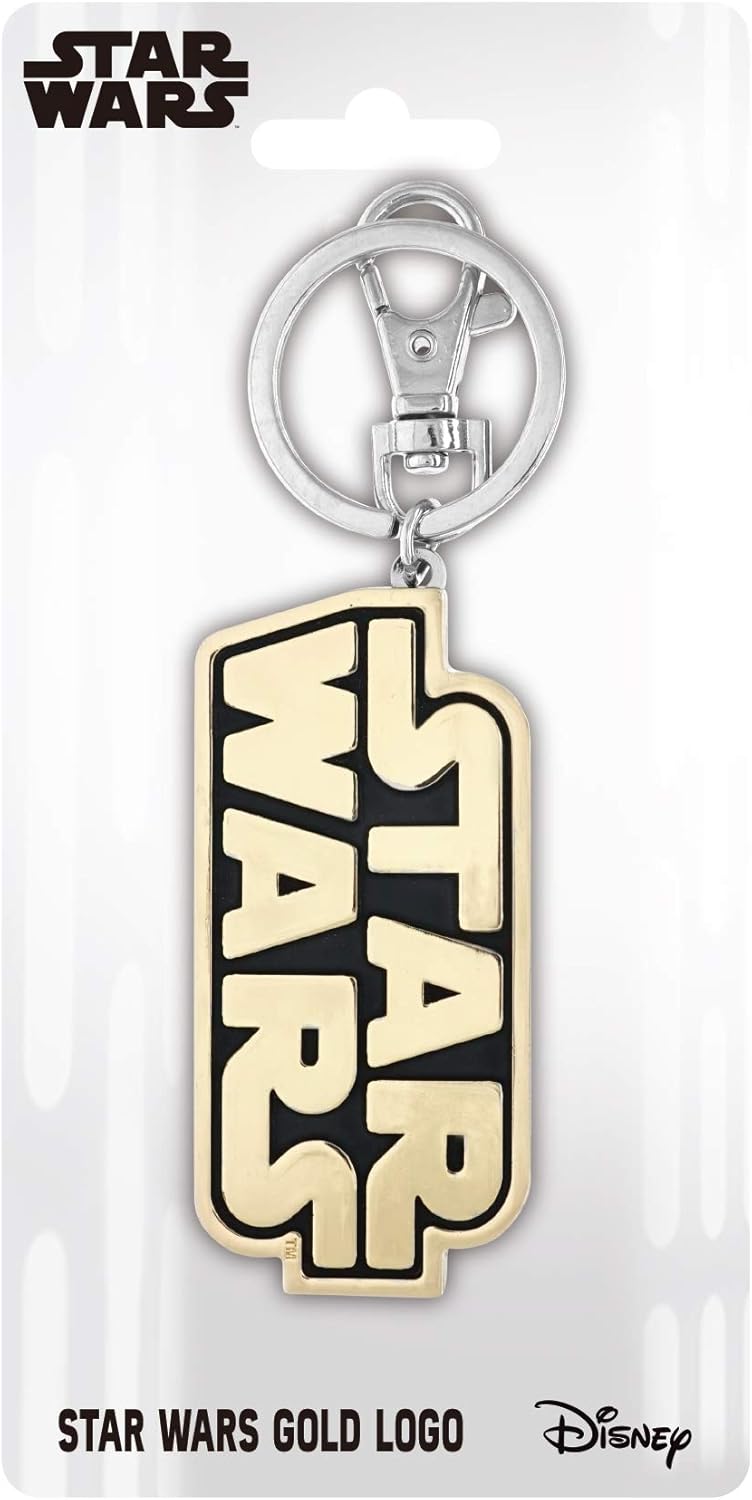 Star Wars Logo Pewter Key Ring: Toys & Games