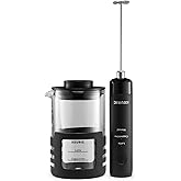 Keurig SimpleCafe Frother | Rechargeable Handheld Frother for Lattes &amp; Cappuccinos, USB Cord Included, Microwave-Safe Frothing Cup, Hot &amp; Cold Foam Maker