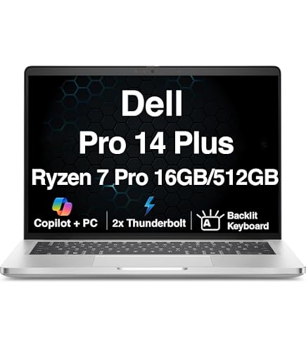 Amazon.com: Dell Pro 14 Plus PB14250 Business Laptop, 14