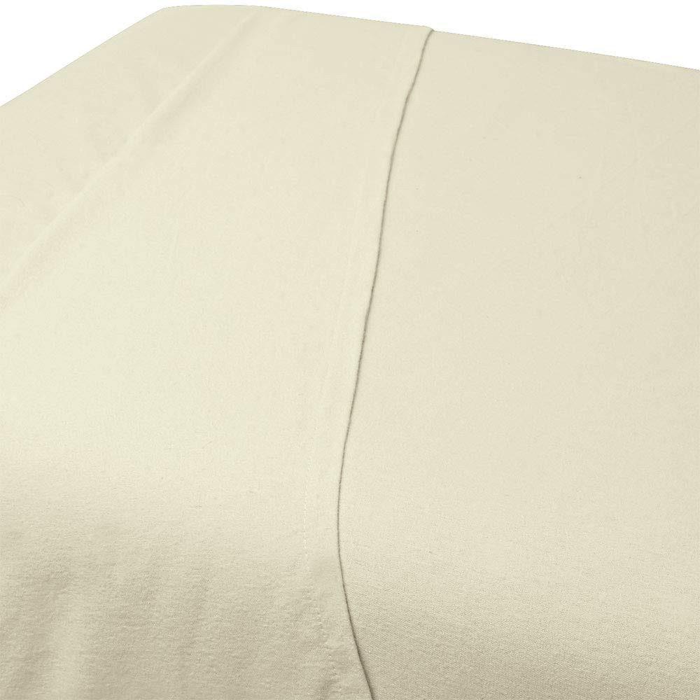 ForPro Premium Flannel Flat Sheet – Wrinkle-Resistant Massage Sheet - Natural: Health & Personal Care
