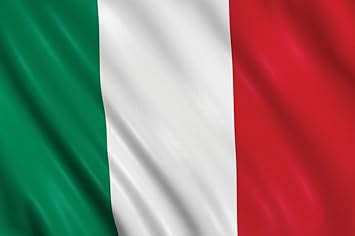 Bandiera Italia Italiana Tricolore Cm 150 X 90 Poly Lucido Acetato