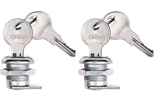 WOOCH Truck Tool Box Lock with Keys, 5/8" Replacement Pickup Toolbox Lock Cylinder for Latch - Compatible with UWS, Dee Zee, Delta, Weatherguard, Kobalt, Better Built Toolboxes (2 Pack)