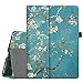 Fintie iPad Pro 9.7 Case, Premium Vegan Leather Folio [Slim Fit] Standing Protective Smart Cover with Auto Sleep / Wake Feature for Apple iPad Pro 9.7-inch 2016 Model Tablet, Blossom