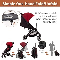COOL KIDS Portable Stroller with Automatic