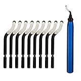 Linelucool Deburring Tool with 10Pcs HSS Blades