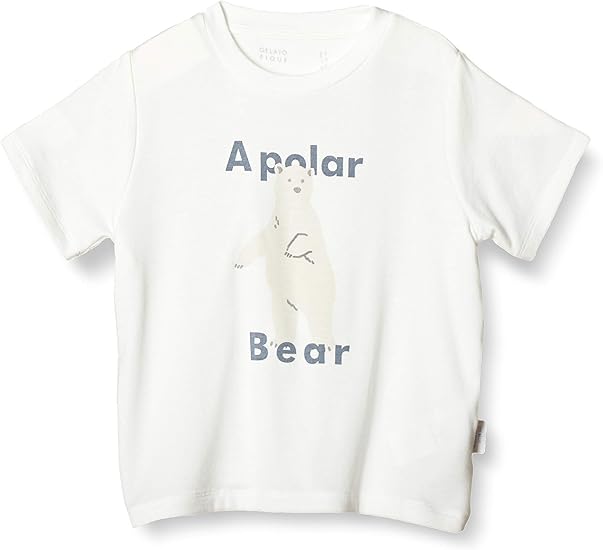 ジェラート ピケ Gelato Pique Kids Baby シロクマ ワンポイント冷感kidstシャツ Pkct2426 Owht 日本 S 日本サイズ1 相当 Tシャツ カットソー 通販 Amazon