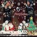 Christmas Window Stickers Removalble Wall Decals DIY Home Decor Glass Door Decal Showcase Stickers Decoration for Christmas New Year Santa Claus