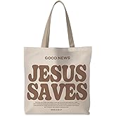 ignytiger Tote Bag - Christian Gifts for Women, Canvas Bags with Bible Verse Designs