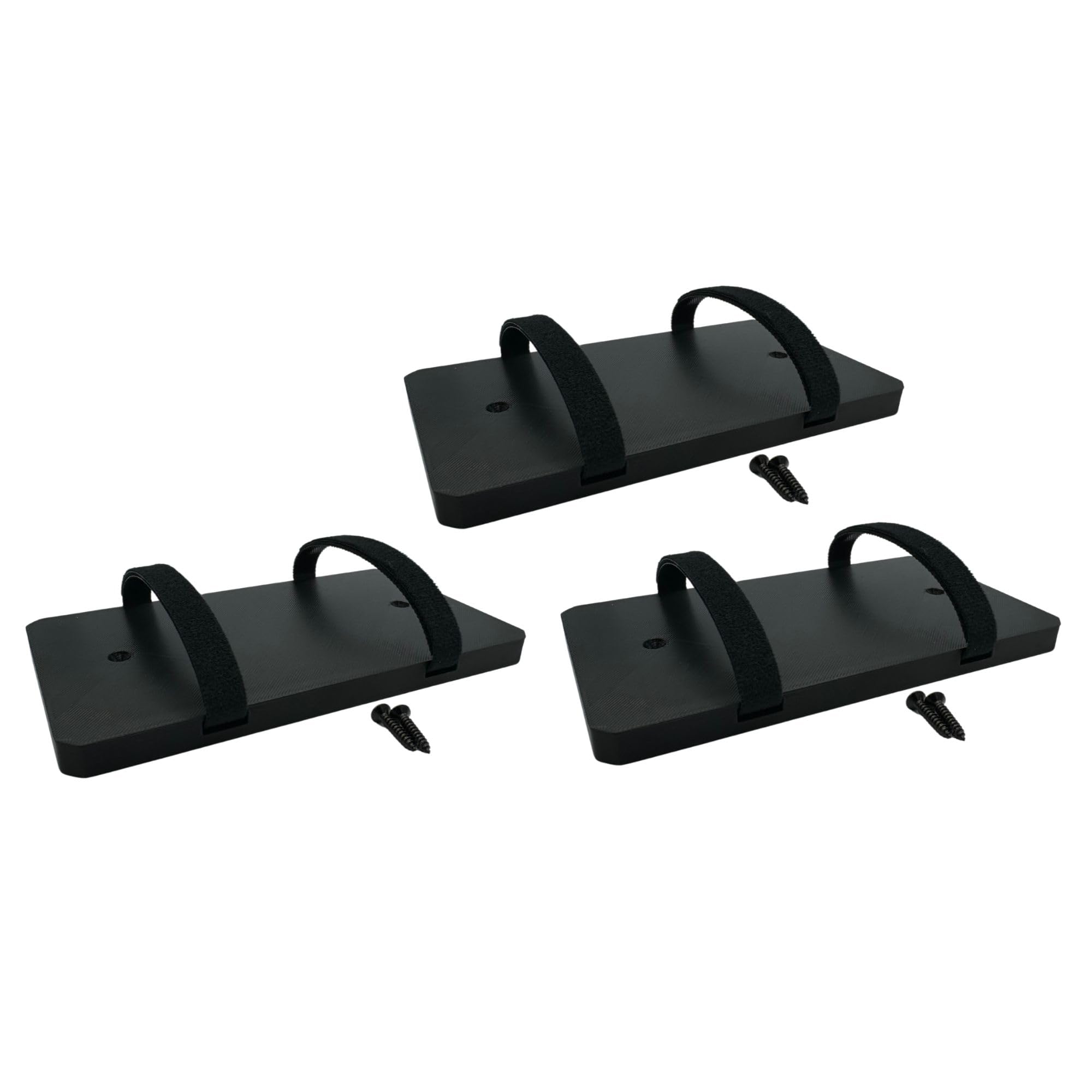 Photo 1 of Generic Power Brick Holder Under Desk (3), Black