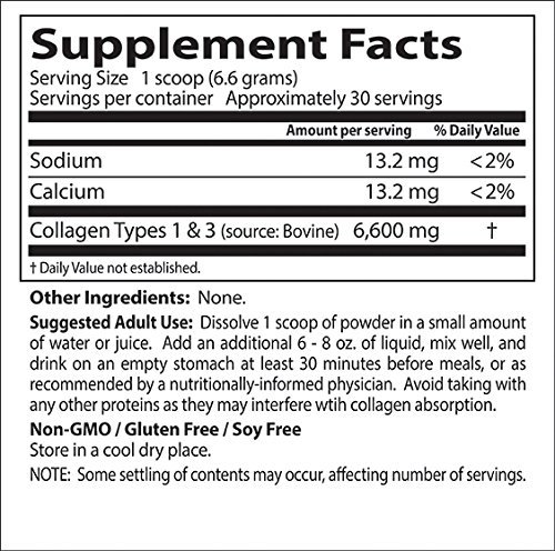 image for Colageno Hidrolizado En Polvo Con Vitamina C - 7.1 Onzas De Colageno P