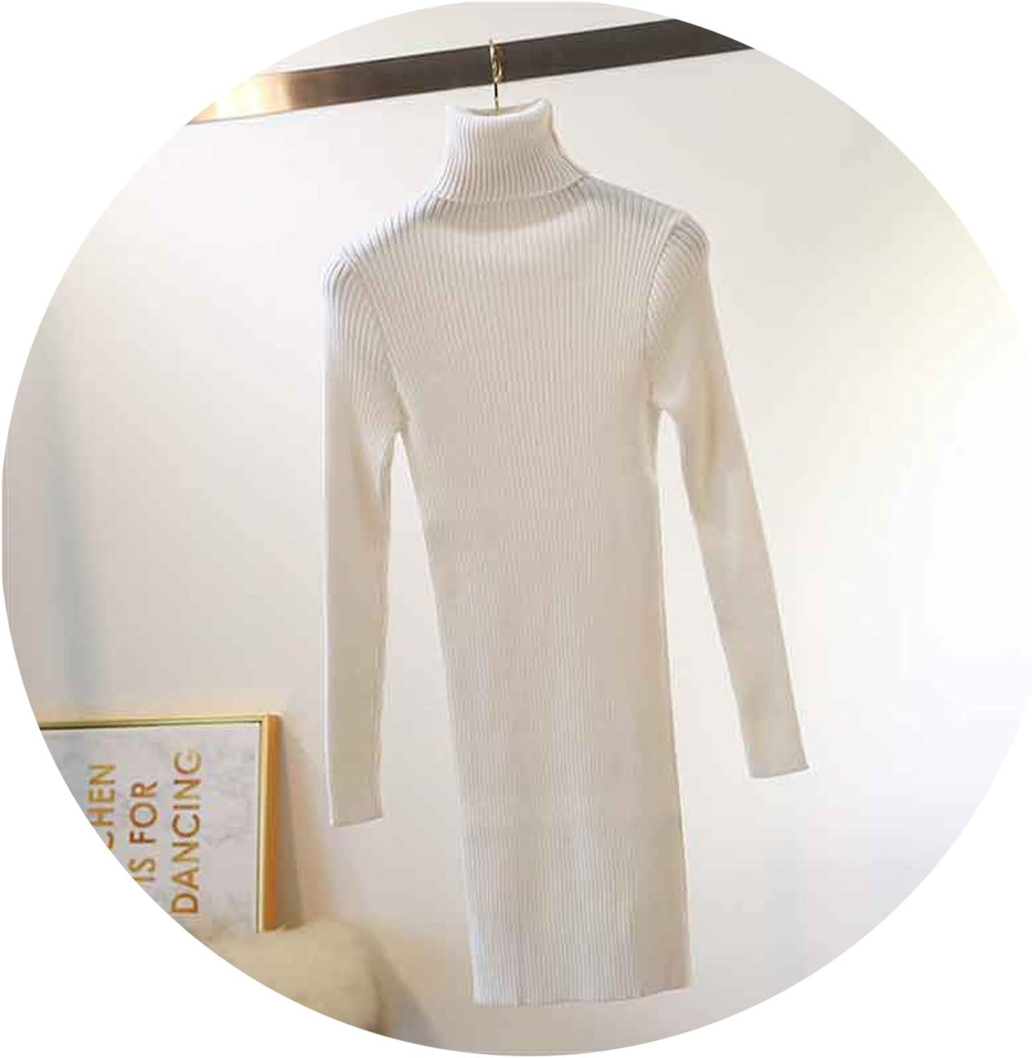 short white sweater dress