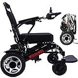 Rubicon Premium Lightweight Electric Wheelchairs. All Terrain,Dual Power Motors, Foldable, Travel Power Wheelchair for Adults