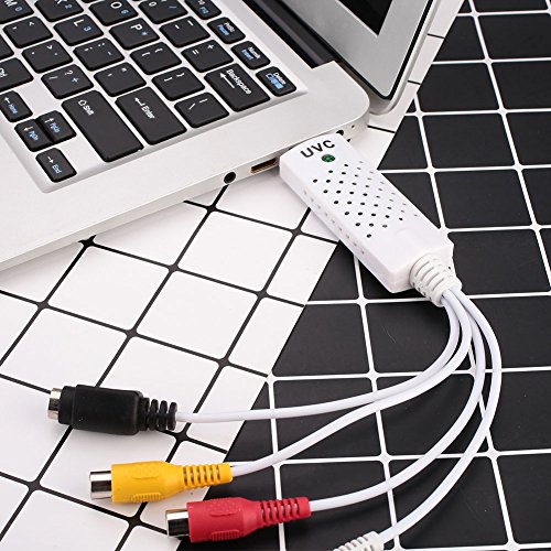 Cewaal USB 2.0 Video TV Tuner DVD AV Capture Card Converter Adapter for Win7 Win8