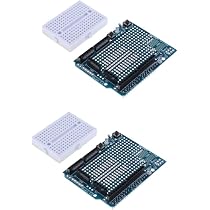 SHIELD PROTOBOARD PARA ARDUINO V.5 CON MINI PROTOBOARD 170 PUNTOS