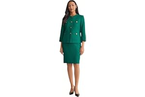 Le Suit Womens Tonal Jewel Neck Jacket & SkirtSuit - Skirt Set