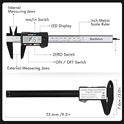 Simhevn Electronic Digital Calipers, inch and