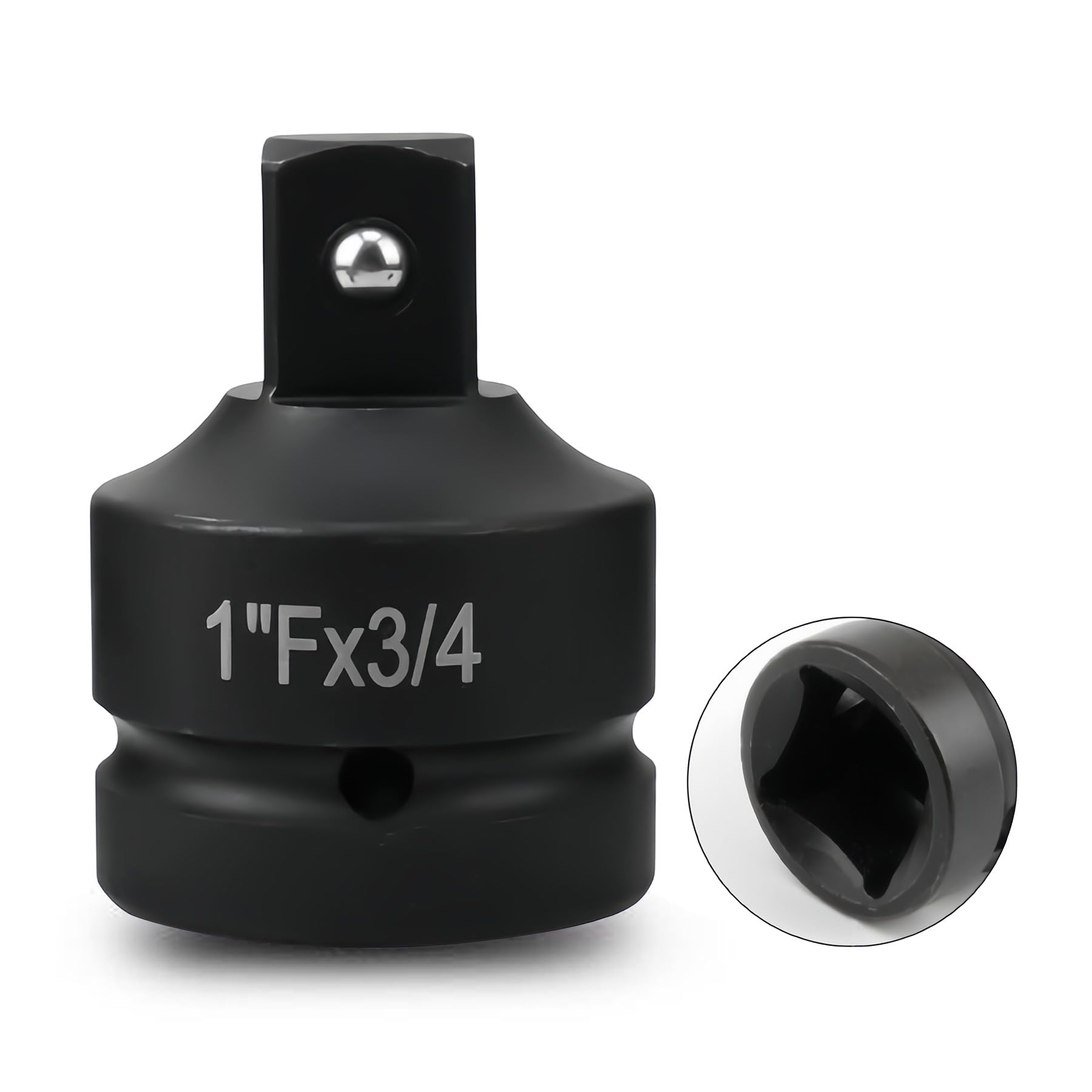 LEPEVNEY 1" Drive (Female) x 3/4" (Male) Impact Socket Reducer, CR-MO Steel, Compatible with Air Impact Wrenches, Breaker Bars, Ratchets