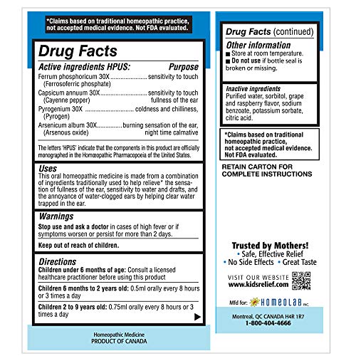 Kids Relief Ear Relief