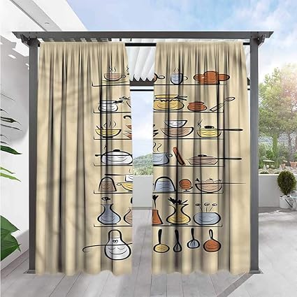  Marilds Vintage Custom Curtain Doodle Kitchen