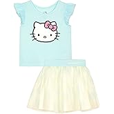 Hello Kitty Girls 2-Piece T-Shirt and Skirt Set