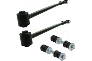 TRQ Rear Suspension Kit Sway Bar Stabilizer Link Trailing Arm Compatible with 97-11 Buick 99-11 Cadillac 99-03 Oldsmobile 00-05 Pontiac
