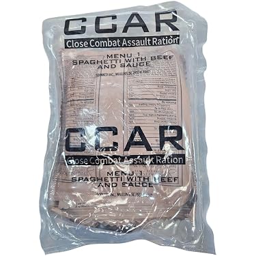 アメリカ　レーション　MRE クロース・コンバット・アサルト・レーション Amazon.com: Authentic USGI Close Combat Assault Ration [CCAR] 24