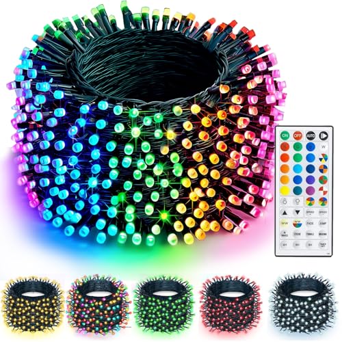 TW SHINE 66ft 200 LED Color Changing String Lights