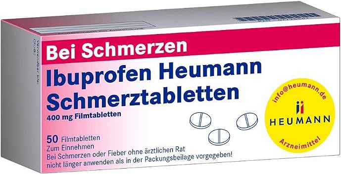 Ibuprofen Heumann Schmerztabletten 50 St Tabletten Amazon De