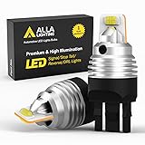 Alla Lighting T20 Wedge 7440 7443 LED Bulbs, Pure