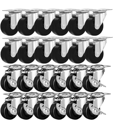 Ruedas Giratorias De 2 Pulgadas, Ruedas Para Muebles Con