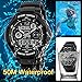 Kid Watch Multi Function Digital LED Sport 50M Waterproof Electronic Analog Quartz Watches for Boy Girl Children Gift White