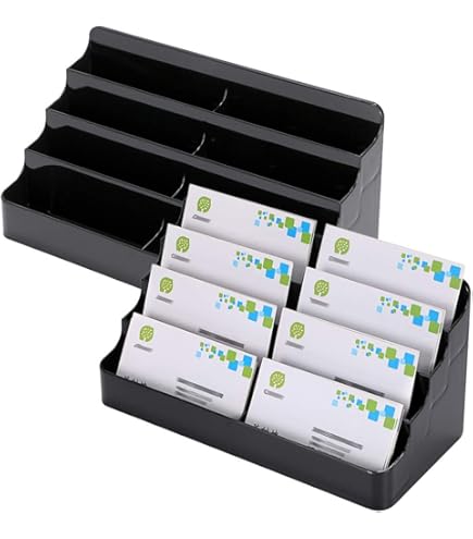 Expositor Cartas Soporte Tarjetero Metal Estante Escritorio