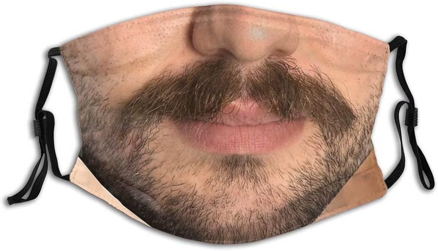 Funny Beard Masks,Filter Pocket Washable Reusable Halloween Party Cosplay Outdoor Protection