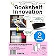 Kobe Cardboard Co., Ltd Bookshelf Innovation Made in Japan, Manga organizing kit (2Levels, Black)