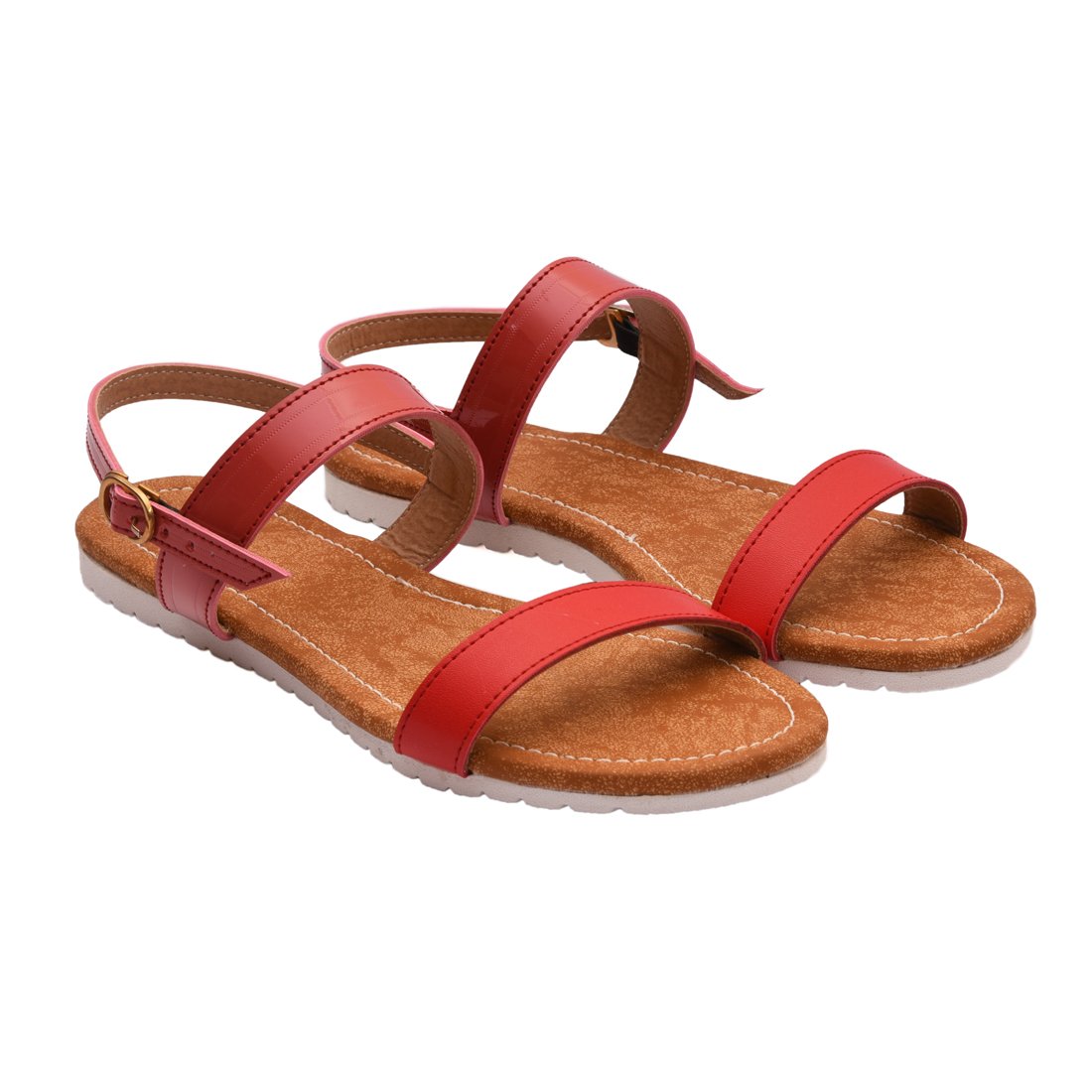 meriggiare ladies casual flat slingback strap sandals for women