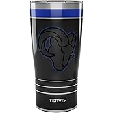 Tervis Traveler NFL Los Angeles Rams - Night Game Triple Insulated Tumbler Travel Cup Keeps Drinks Cold & Hot, 20oz, Stainless Steel