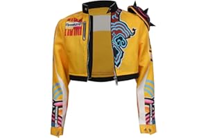 FIRECOS Womens Cosplay Jacket Women Girls Cosplay Coat Halloween Anime Costume