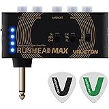 VALETON Guitar Headphone Amplifier Multi Effects Pocket Rechargeable Rushead Max Mini Practice Amplifier