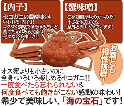 Amazon 山陰産 浜茹でセコガニ 6 10匹前後 約1kg 冷蔵便 予約 入荷次第発送 くらし快援隊 カニ 通販