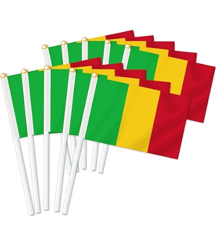 Anley Mali Flagge 3x5 Fuß – Polyester, UV-beständig, Doppelt Genäht, Mit Messingösen