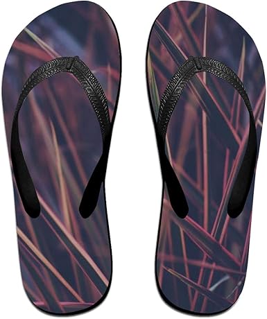 mens purple flip flops
