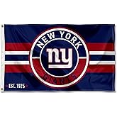 New York Giants Patch Button Circle Logo Flag Large 3x5 Banner